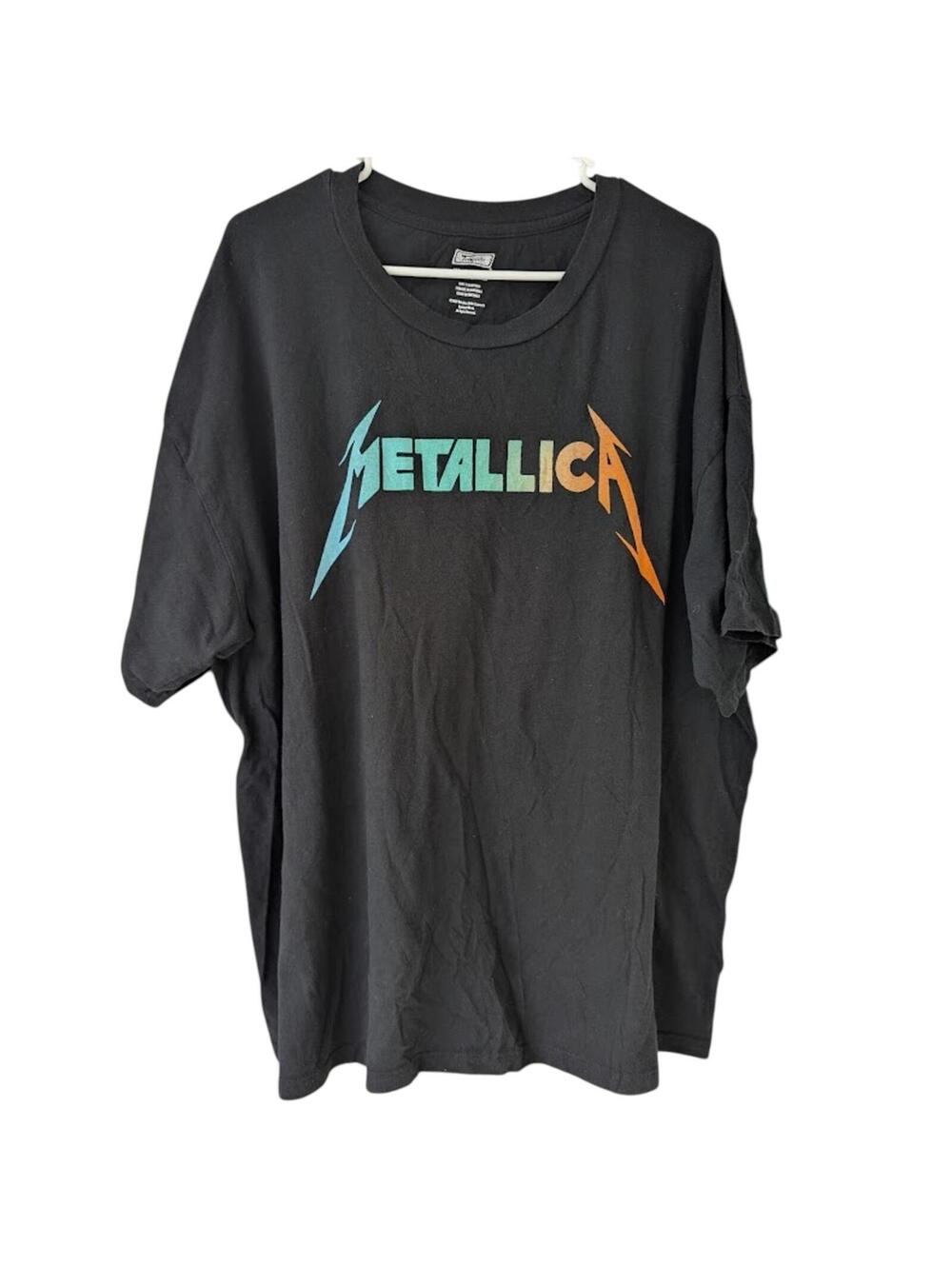 Metallica Shirt XL American Eagle Tailgate Women's Oversized Graphic Tee Metal